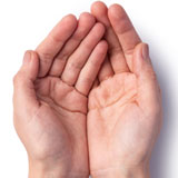 hands extended to help