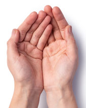 hands extended to help