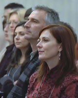 group of young adults in a classroom