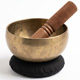 singing bowl with wooden striker